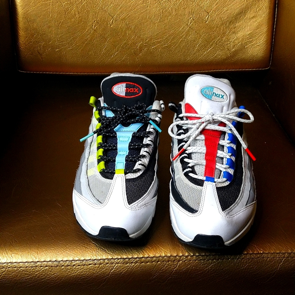(Air max 95) size 9.5 multi color